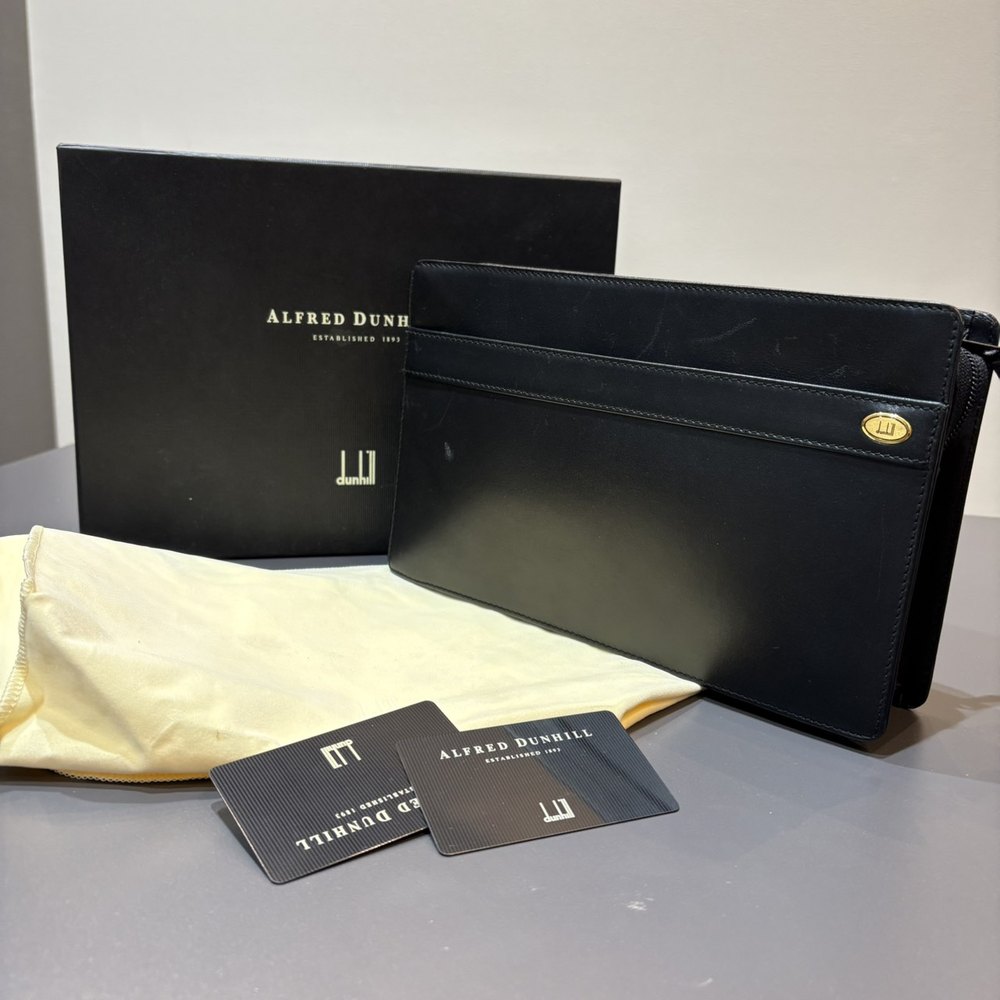 ダンヒル セカンドバッグ(箱・保存袋付き) 買取実績